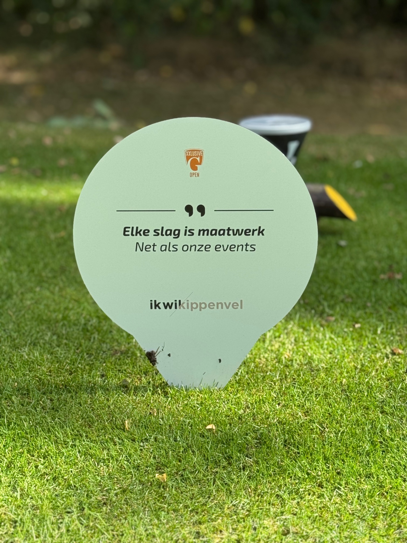 18 holes. Zes gangen. — XXLusive Golf Open, Culinair golfevenement. — foto 12 van 32